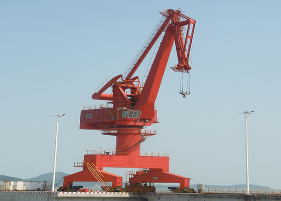 移動式港の単一のジブの容器の/造船業のための門脈のガントリー クレーン処理