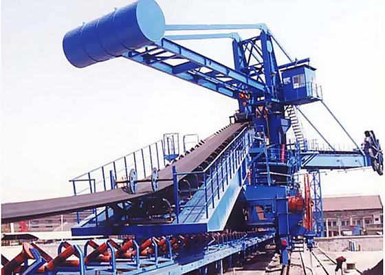 石炭のバケツの車輪のスタッカーおよび回収器のバルク貨物のための門脈のスクレーパーの回収器